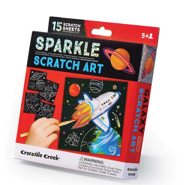 Galaxy Sparkle Scratch Art