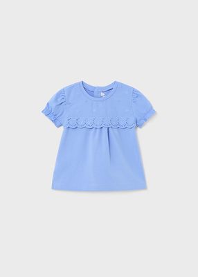 Scalloped S/S Tee