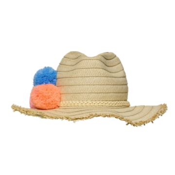 Pom Pom Sun Hat