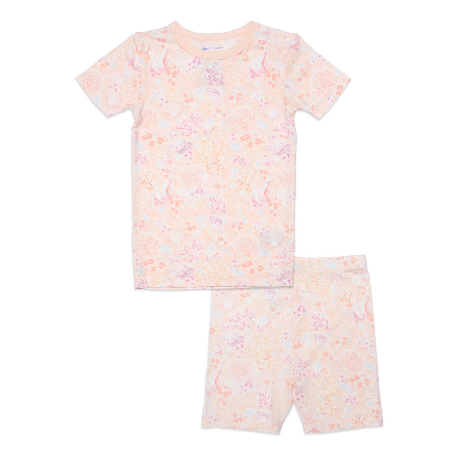 Coral Floral PJ Set