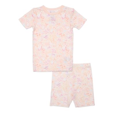 Coral Floral PJ Set