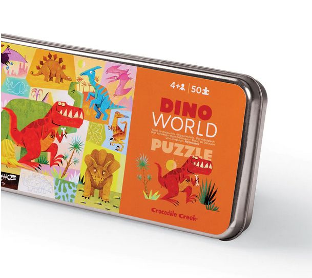 Dinosuar World Puzzle in Tin 50PC