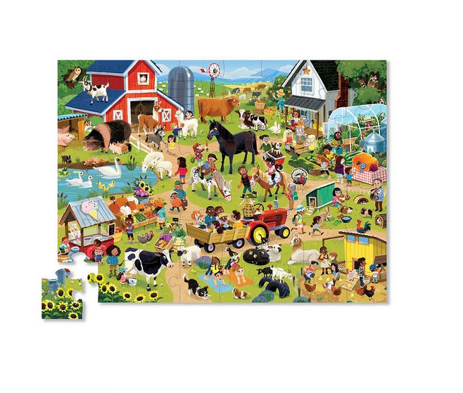 48PC DAY AT THE FARM PUZZLE