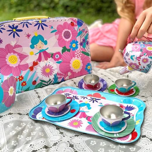 Flower Fairy Tin Tea Set