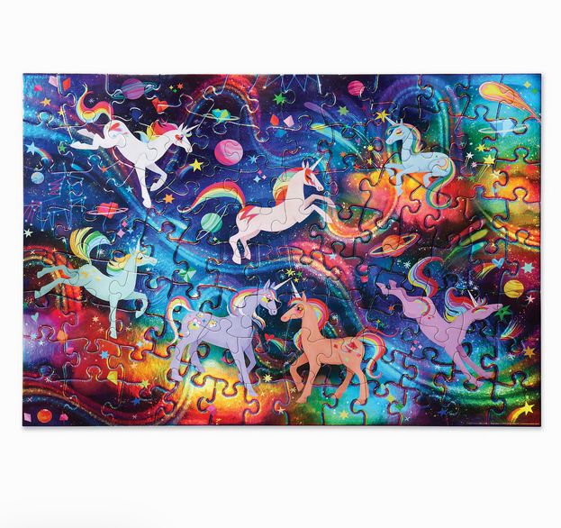 Holographic Unicorn Galaxy Puzzle 100PC