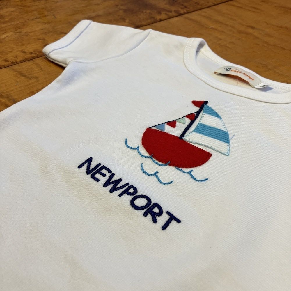 Boat Applique Newport Tee