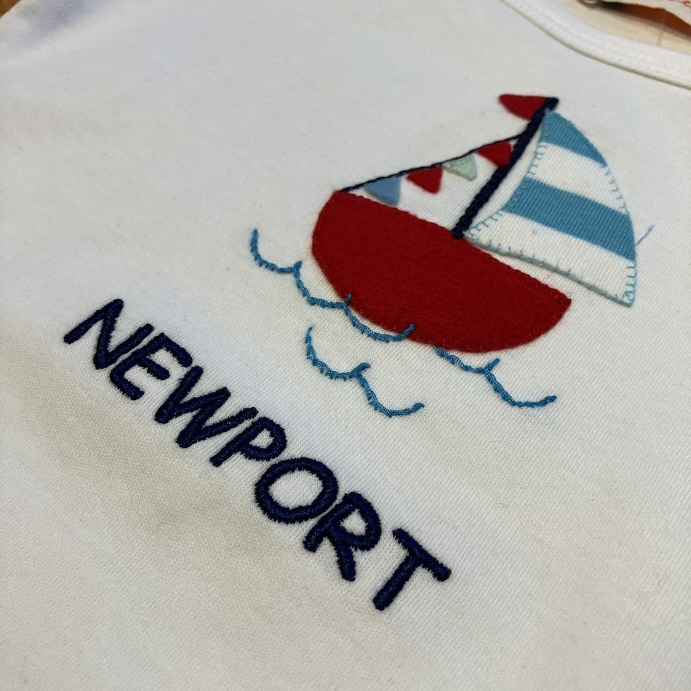 Boat Applique Newport Tee