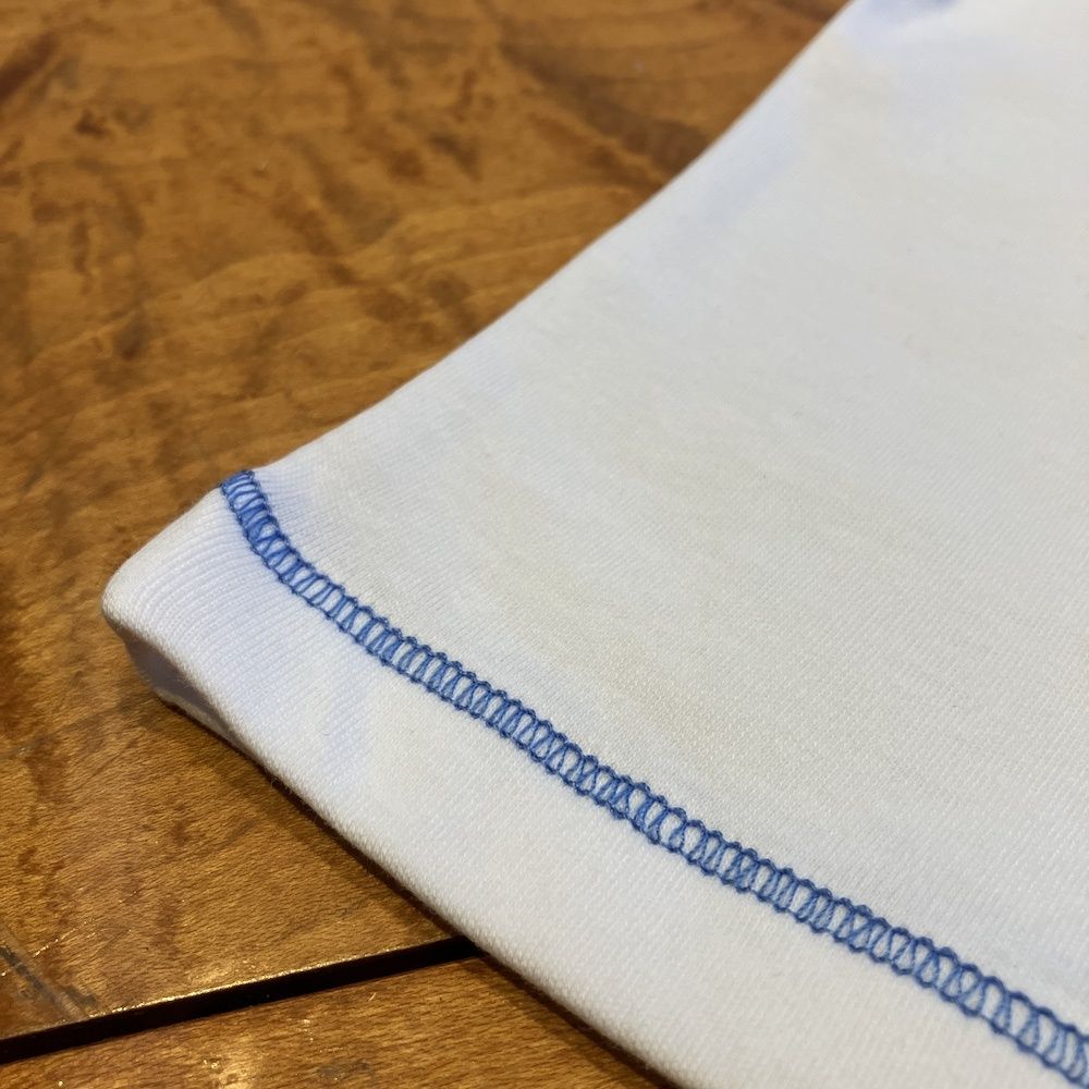 NPT APPLIQUE BLUE COLLAR T-SHIRT