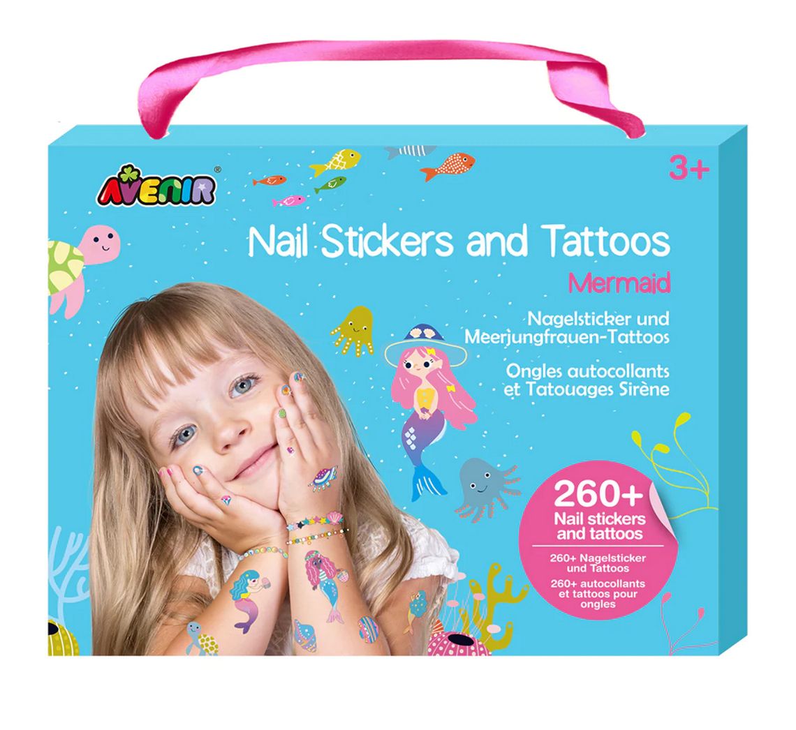 Mermaid Nail Stickers &amp; Tattoos