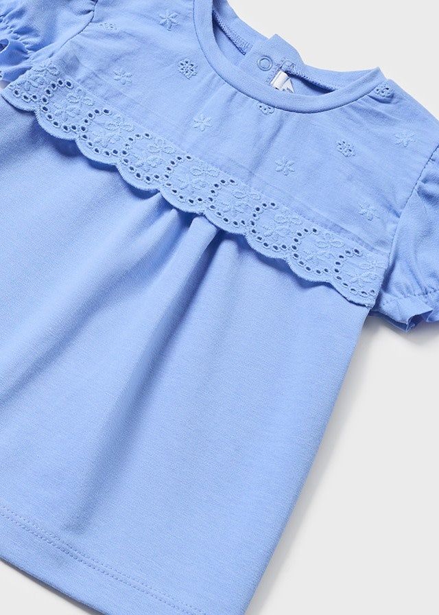 Scalloped S/S Tee