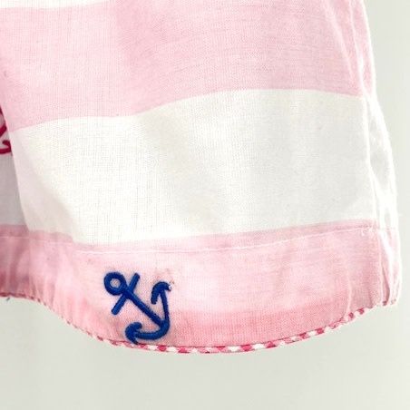 Pink Anchor Empire Dress