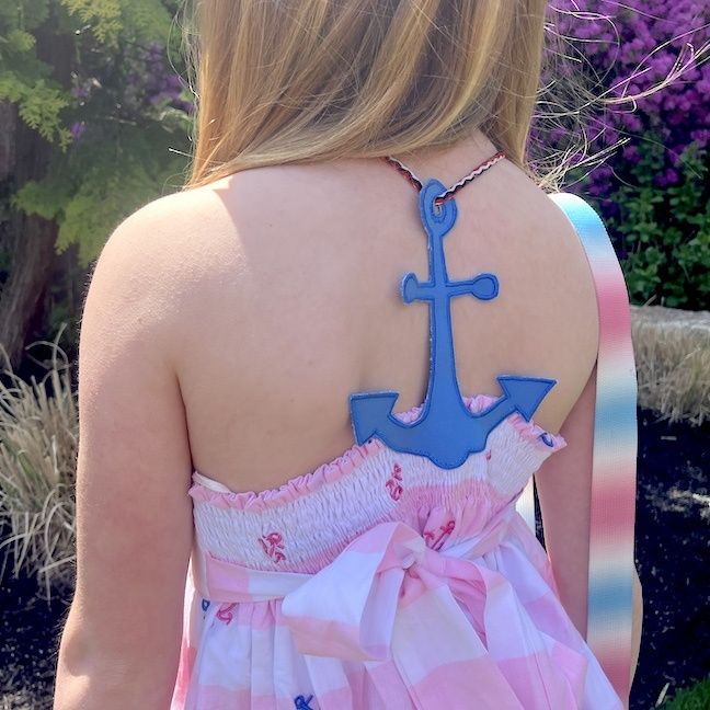 Pink Anchor Dress