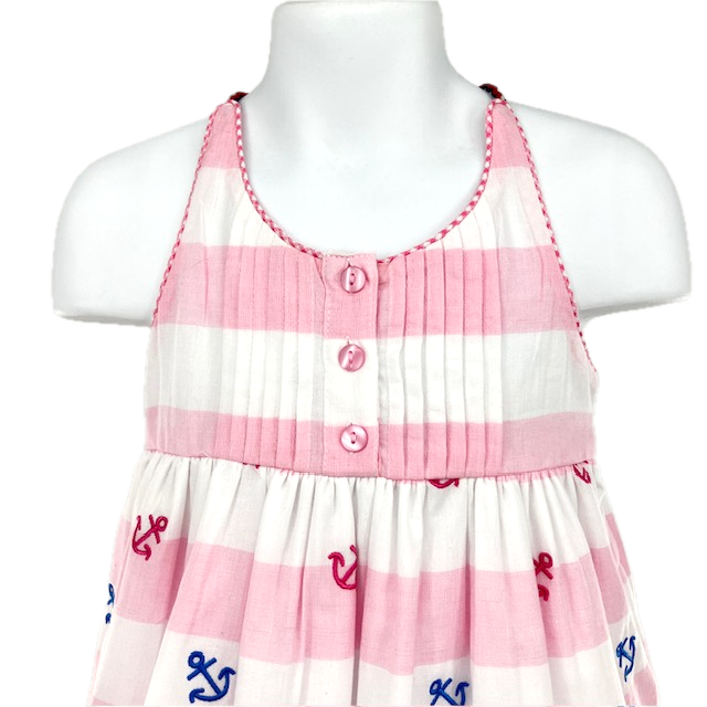 Pink Anchor Dress