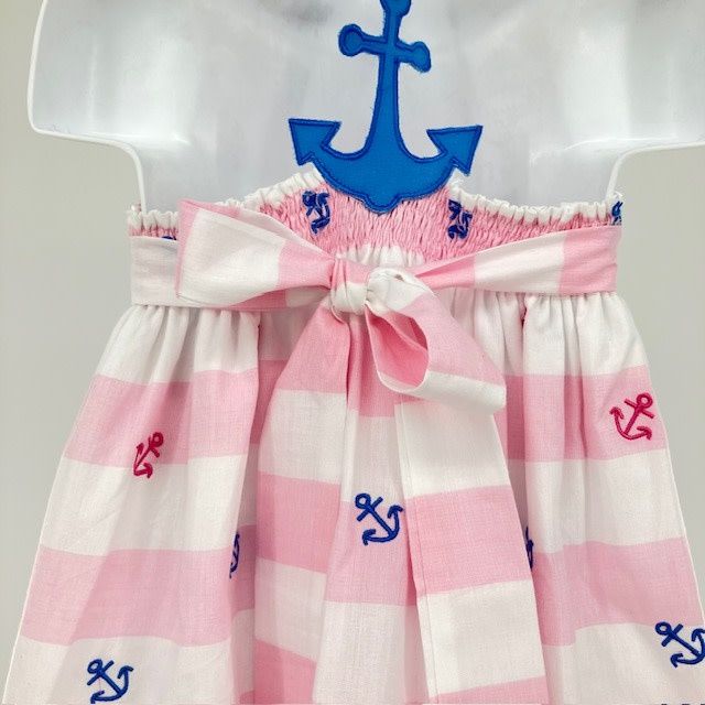 Pink Anchor Dress