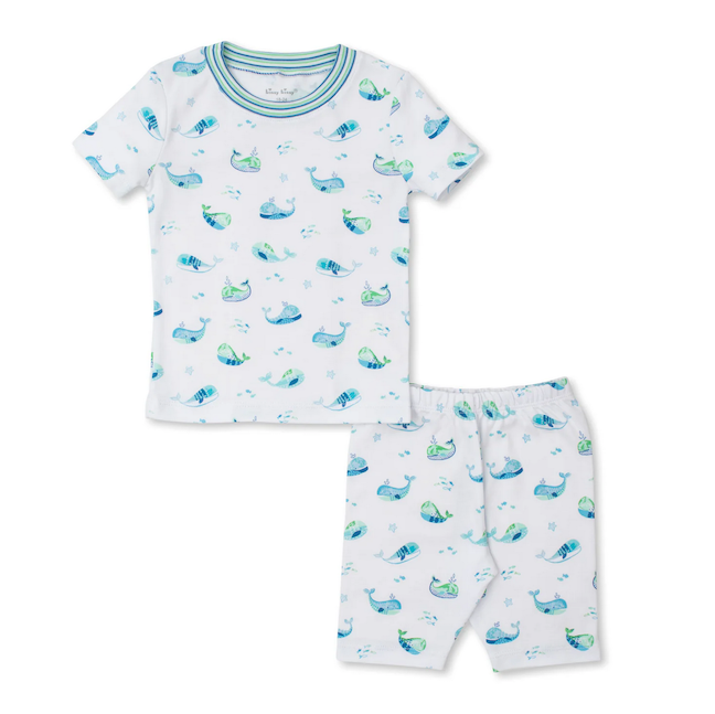 Watercolor Whale PJ Set