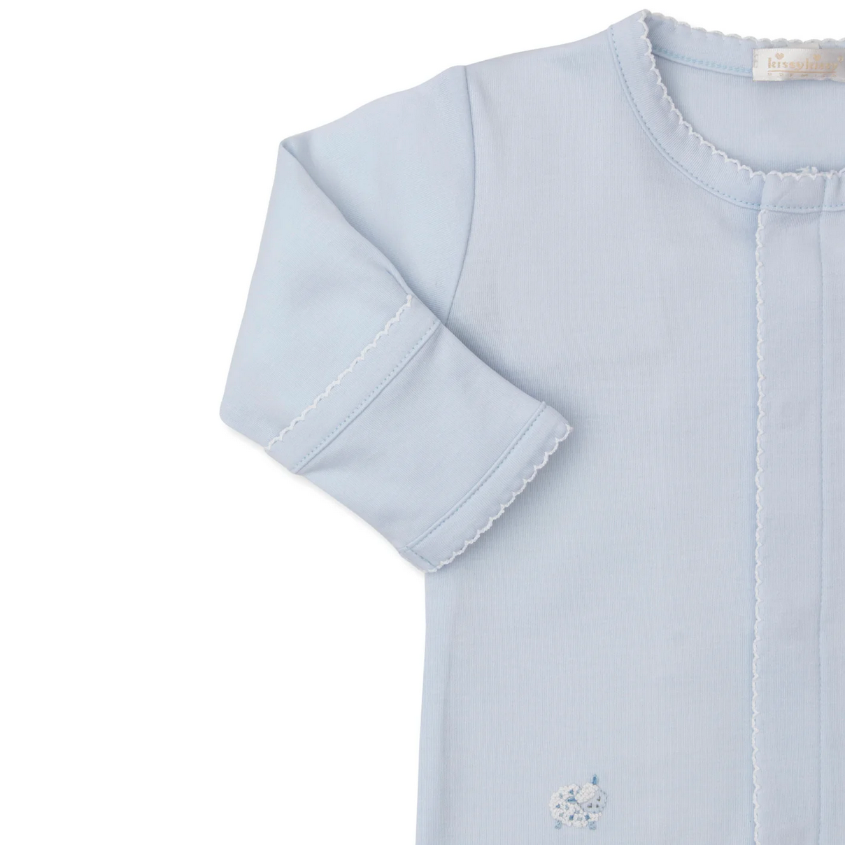 Embroidered Fleecy Sheep Footie