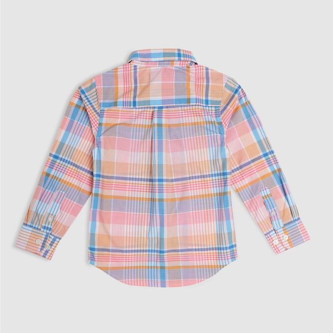 Long-Sleeve Plaid Shirt