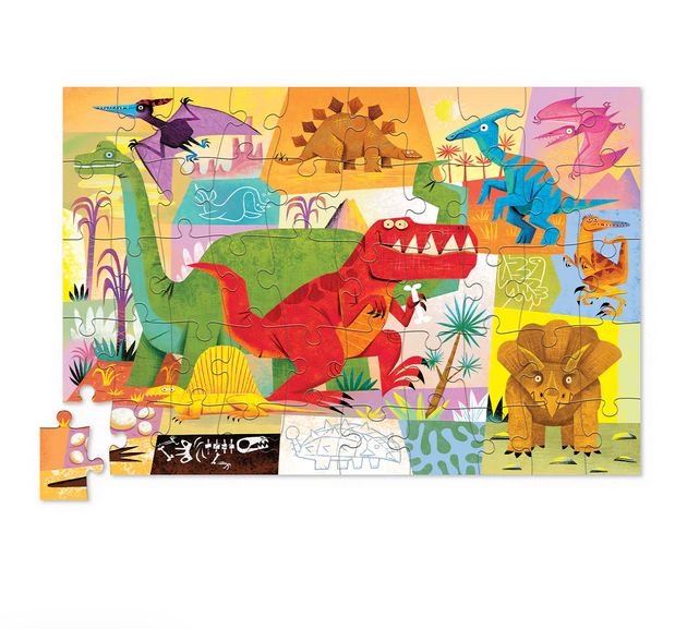 Dinosuar World Puzzle in Tin 50PC