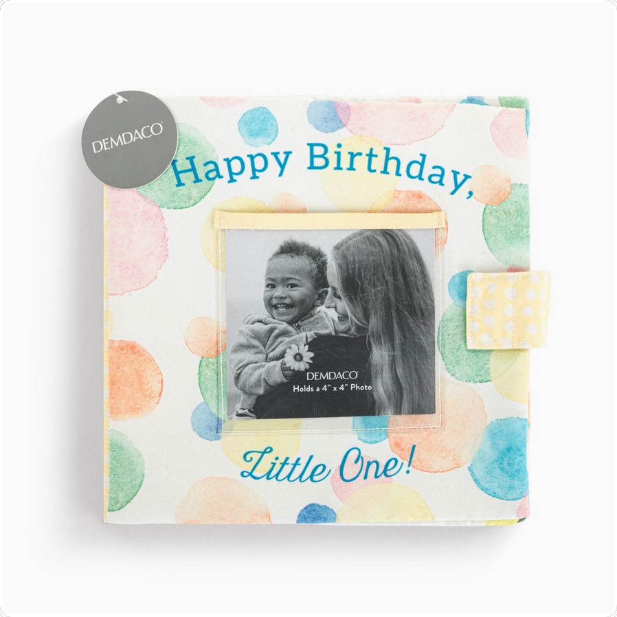 Happy Birthday Plush Photo Book