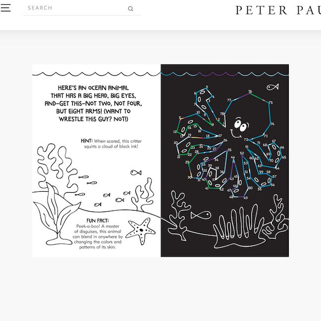 Dot-to-Dot Animals Scratch &amp; Sketch
