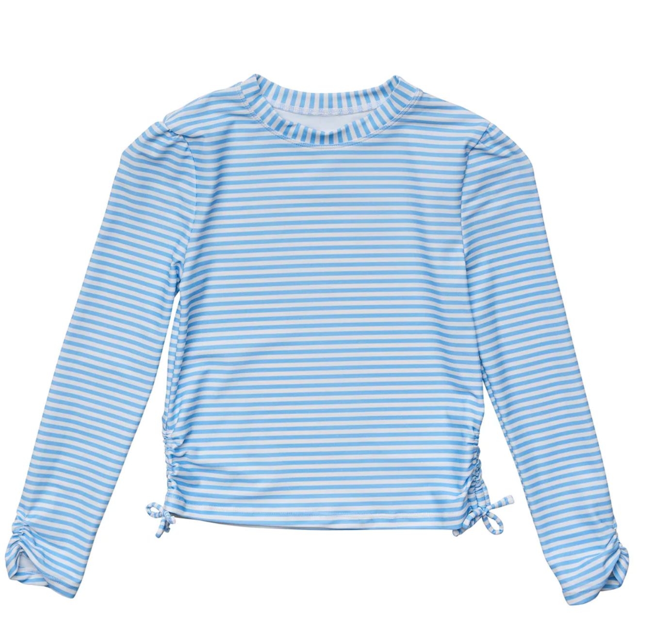 Cornflower Stripe  L/S Rashtop, Size: 2Y