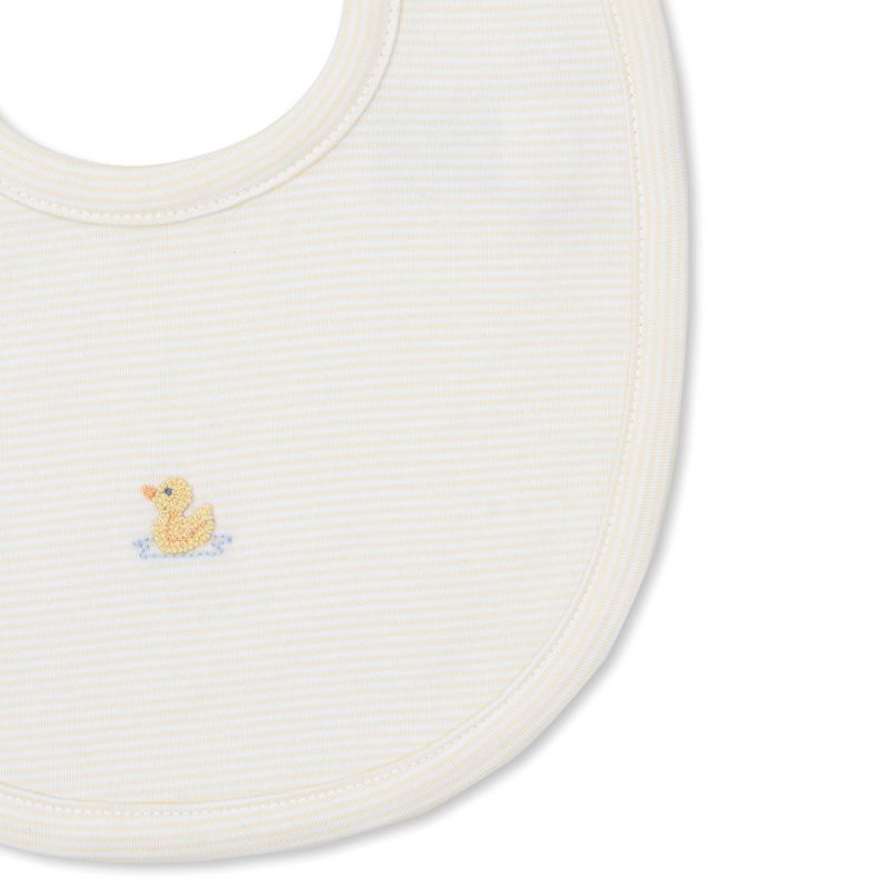 Embroidered Duckling Bib