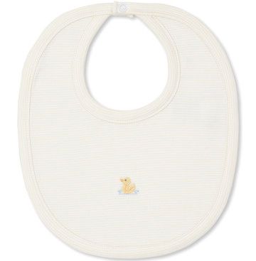 Embroidered Duckling Bib