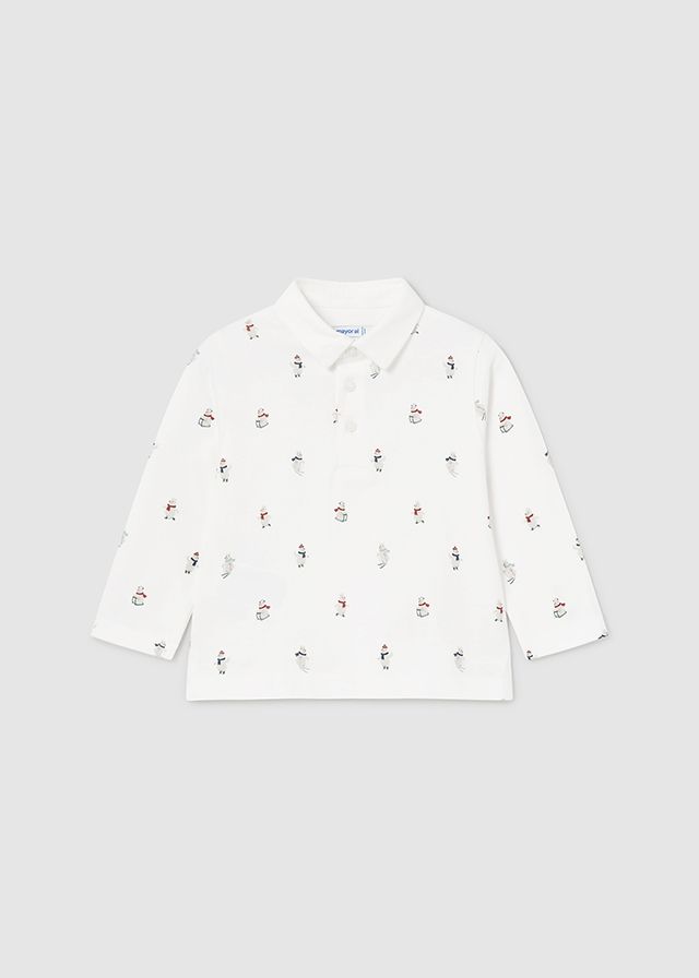 Long-Sleeve Bear Polo