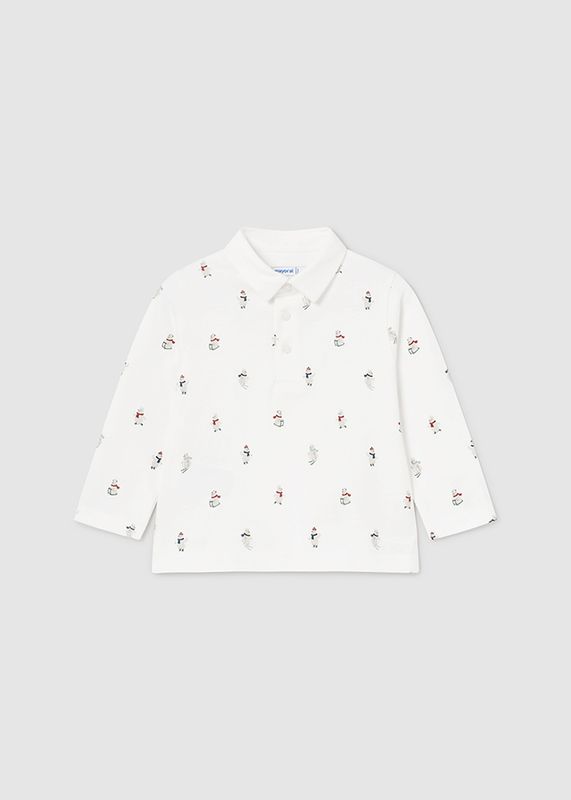 Long-Sleeve Bear Polo