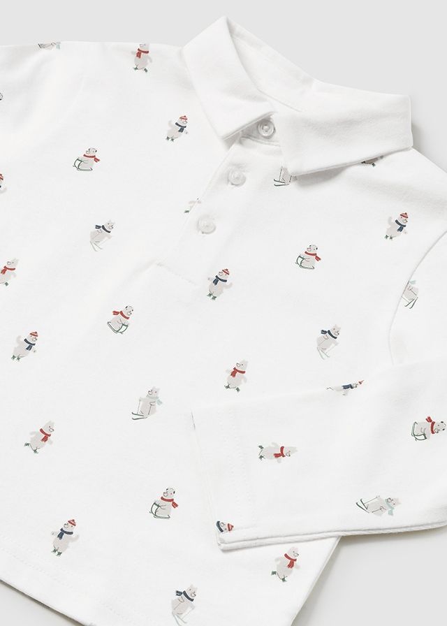Long-Sleeve Bear Polo