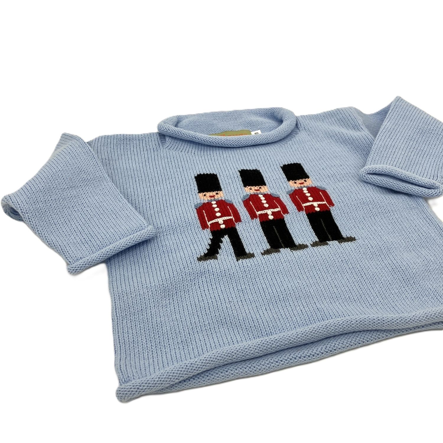Blue Toy Soldiers Sweater