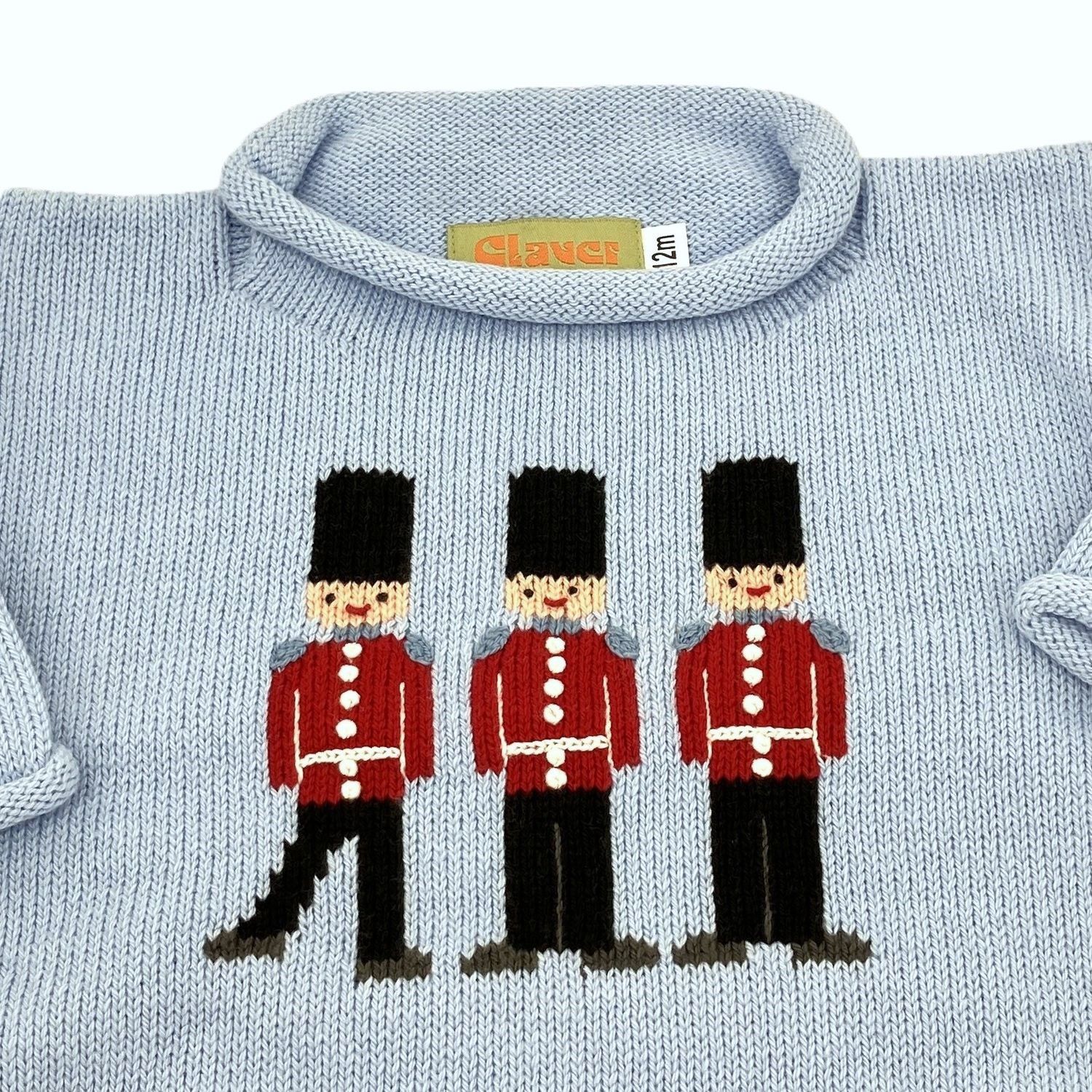 Blue Toy Soldiers Sweater