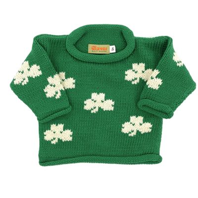 All Over Shamrock Sweater