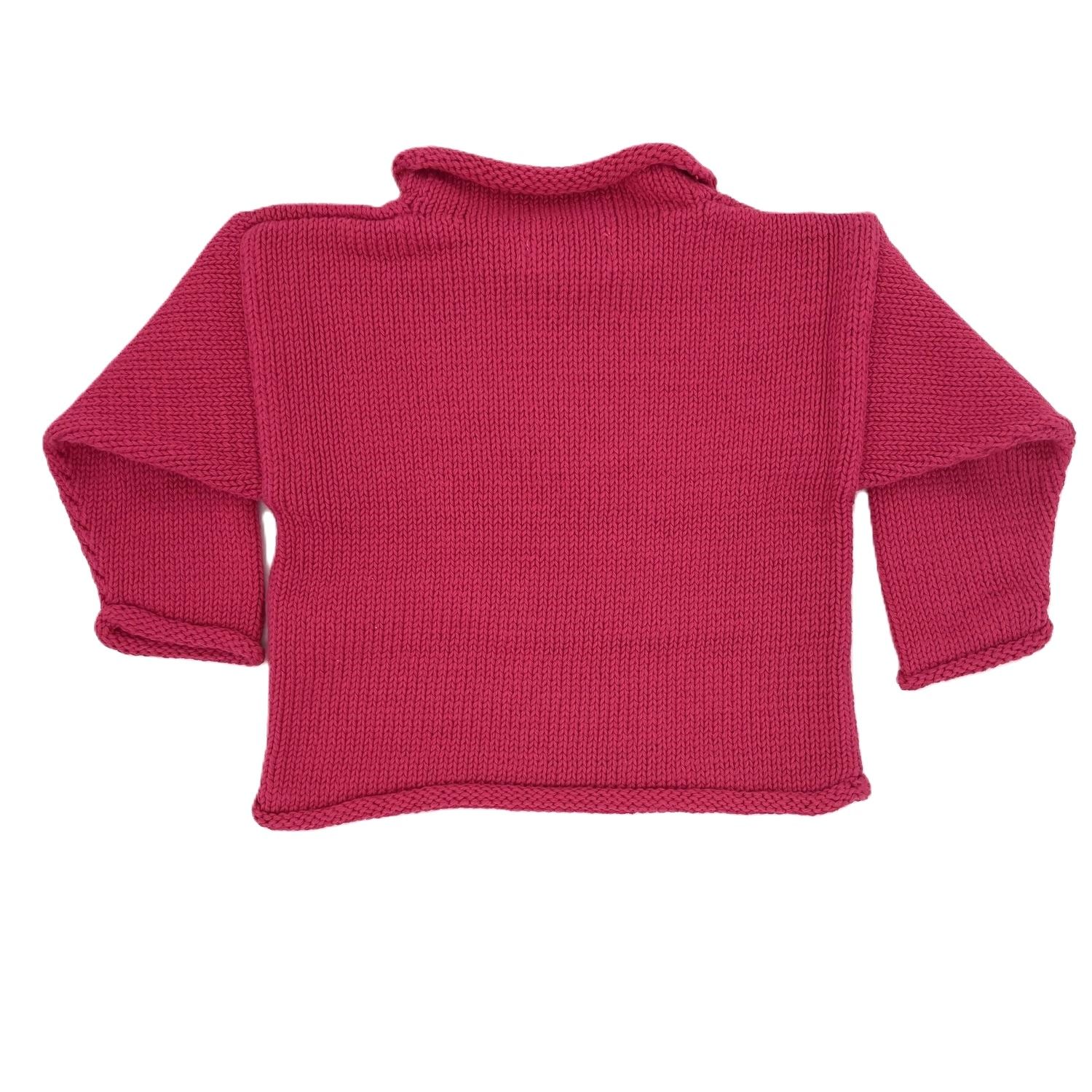 Dark Pink Star Sweater
