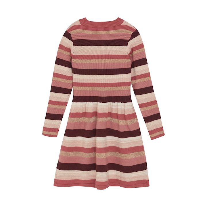Dusty Rose Sparkle Knit Dress