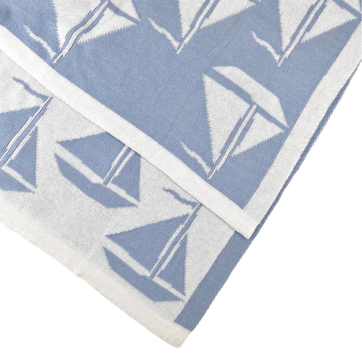Blue Sailboats Blanket