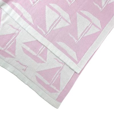 Pink Sailboats Blanket