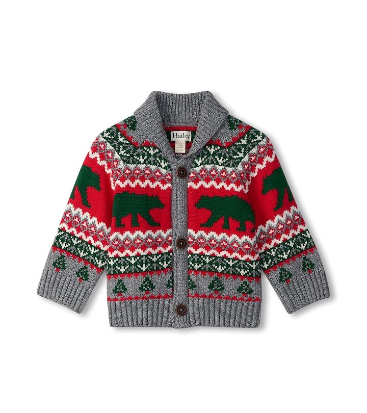 Grey Bear Shawl Cardigan