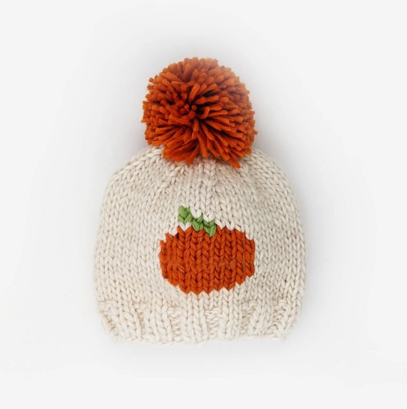 Pumpkin Hand Knit Beanie