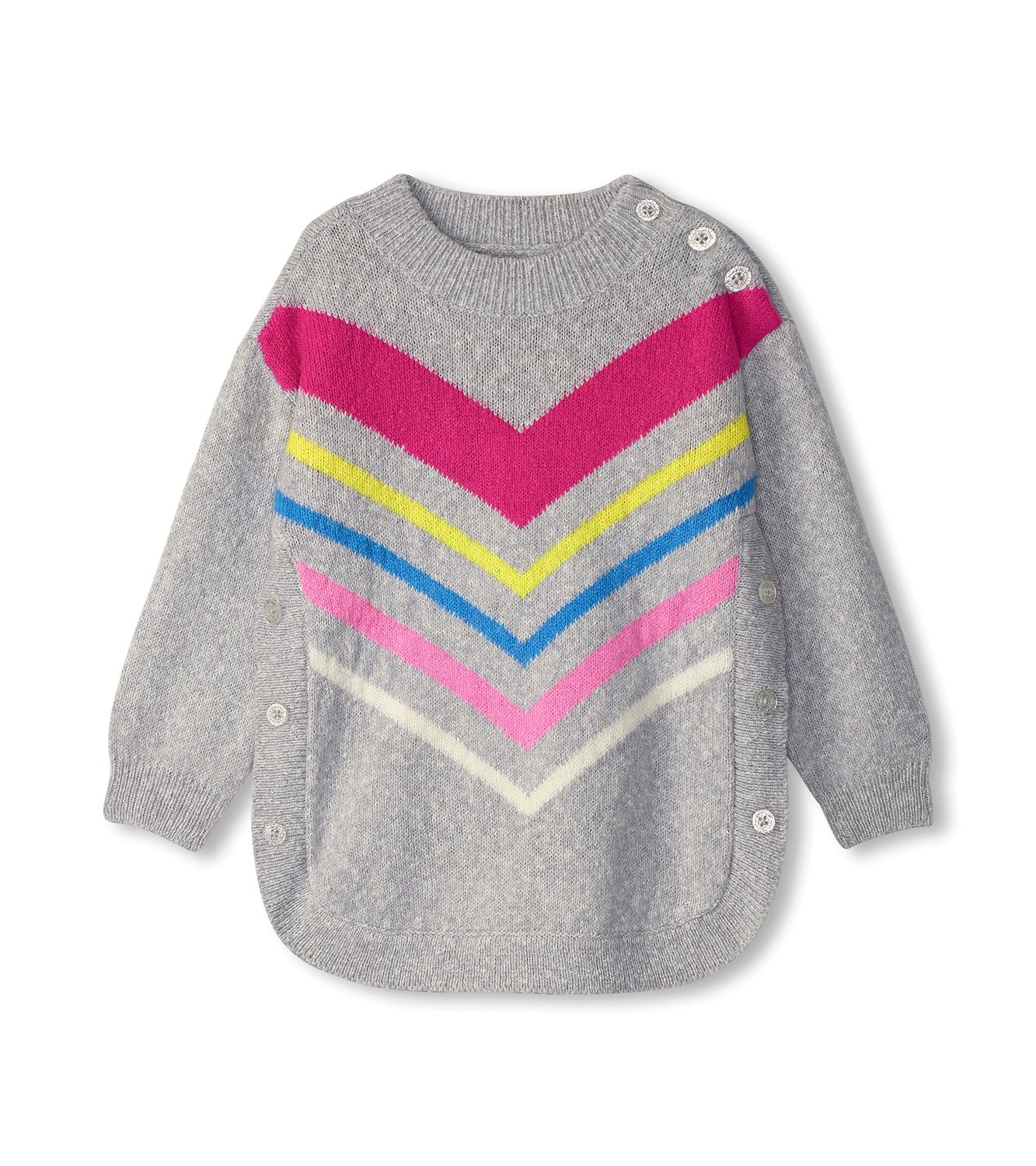 Grey Chevron Sweater Tunic