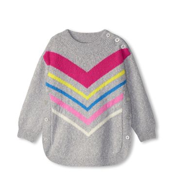Grey Chevron Sweater Tunic