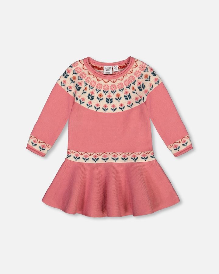 Rose Knitted Flower Dress
