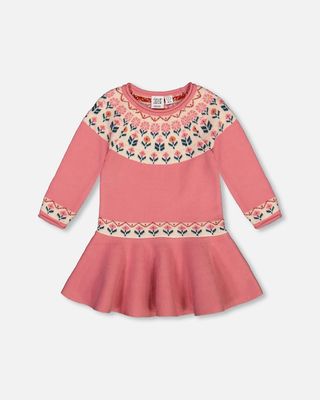 Rose Knitted Flower Dress