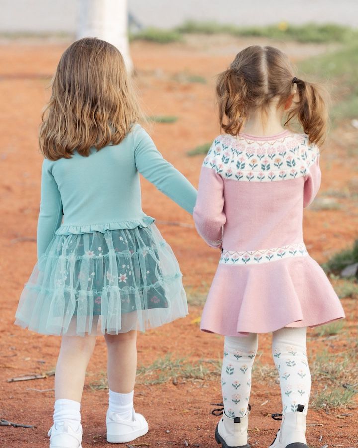 Rose Knitted Flower Dress