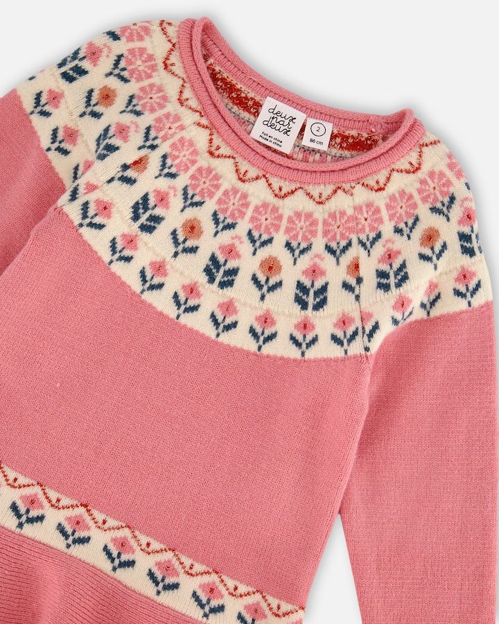 Rose Knitted Flower Dress