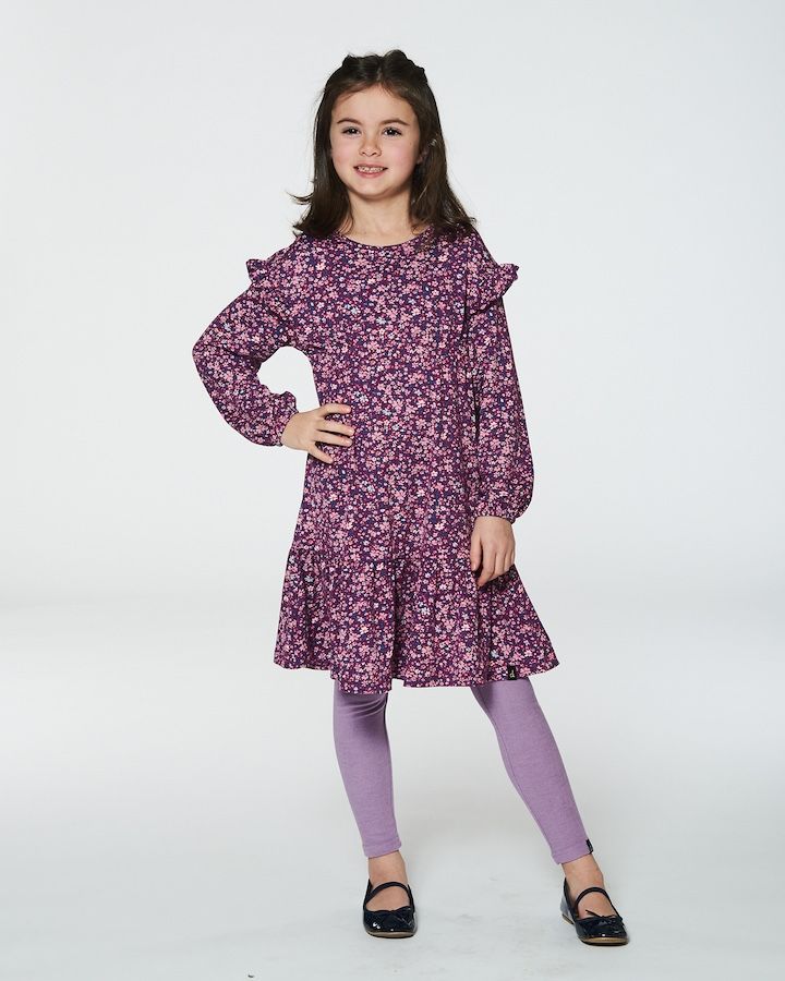 Mini Flower Jersey Dress