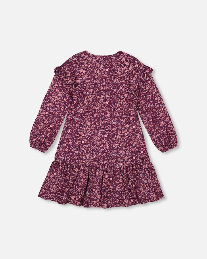 Mini Flower Jersey Dress