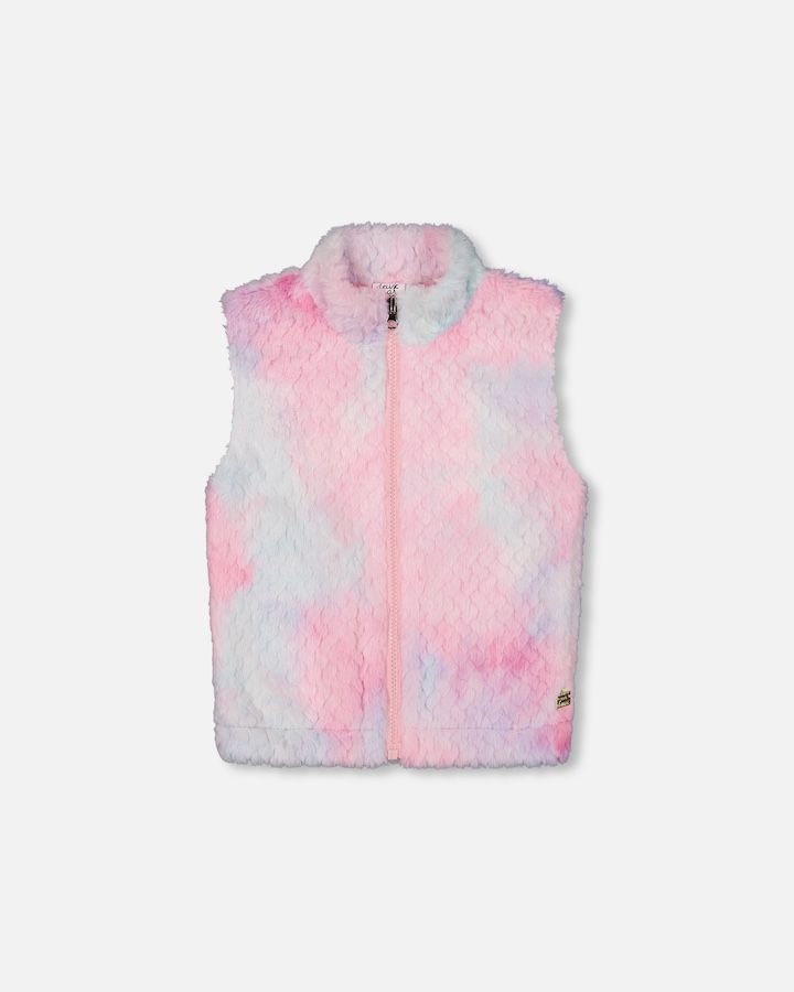 Rainbow Fur Vest