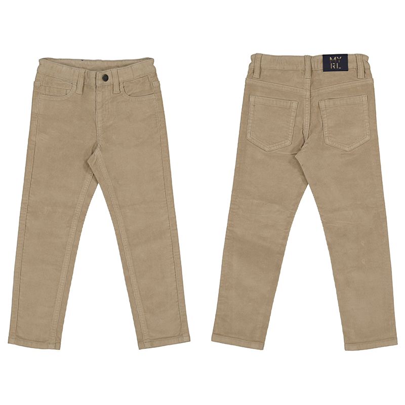 Walnut Basic Slim Fit Cord Pant