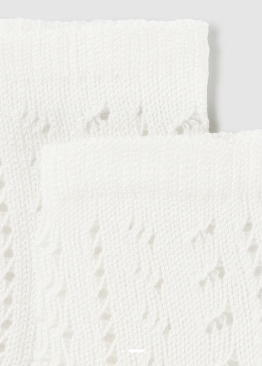 White High Openwork Socks